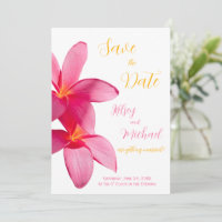 Pink Plumeria Blume, tropische Hochzeiten, Blumenz