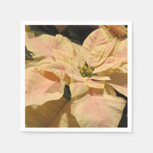 Pink Poinsettia Blume Paper Party Napkins Serviette