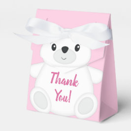 Pink Polar Bear Baby Dusche Geschenkschachtel
