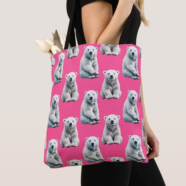 Pink Polar Bear Pattern Design  (Von Creator hochgeladen)