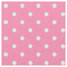 Pink Polka Dosen Fabric Stoff