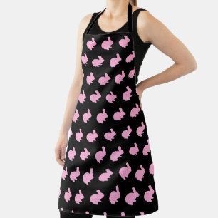 Pink Polka Dot Bunny Rabbit Schürze