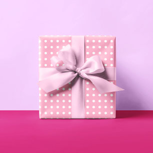 Pink Polka Dot Geschenkpapier