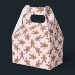 Pink Polka Dot Gingerbread Mann Weihnachtskeks Geschenkschachtel<br><div class="desc">Pink Polka Dot Gingerbread Mann Weihnachtsweihnachtsweihe Box</div>