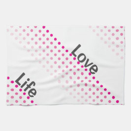 Pink polka Dot Küchentuch