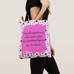 Pink Polka dot teacher appreciation gift