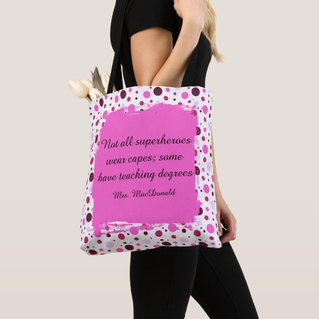 Pink Polka dot teacher appreciation gift (Von Nahem)