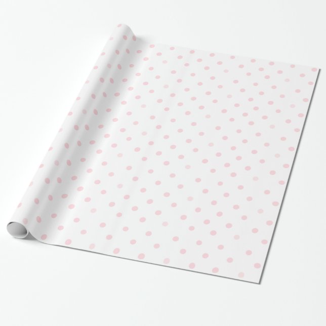 Pink polka dot wrapper geschenkpapier (Ungerollt)