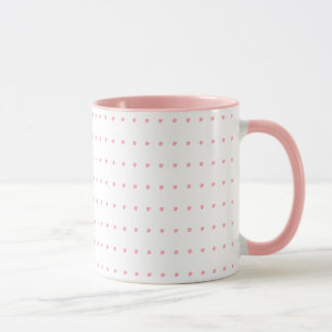 Pink Polka Dots Combo Kaffee Tasse