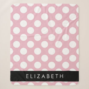 Pink Polka Dots, Polka Dot Pattern, Ihr Name Sherpadecke
