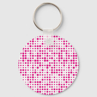 Pink Polka Dots Schlüsselanhänger