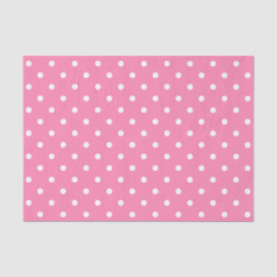 Pink Polka Dots Tissue Paper Seidenpapier