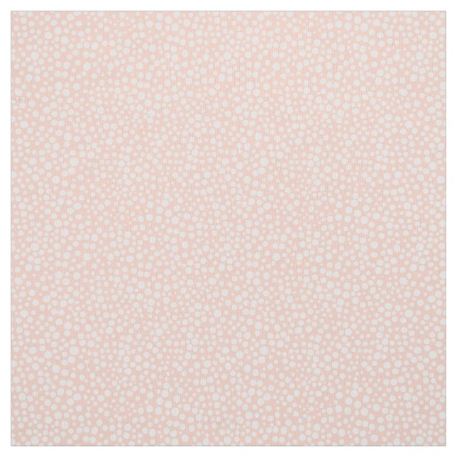 Pink Polka (Käfer über das Mischmuster) Stoff (Muster)
