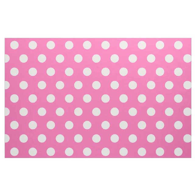 Pink-Polka-Punkt Stoff (Fat Quarter (45,7 x 55,9 cm))