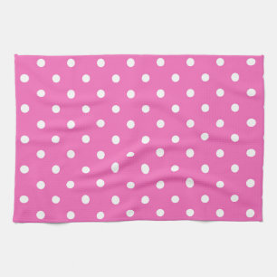 Pink-Polka-Punkte Küchentuch