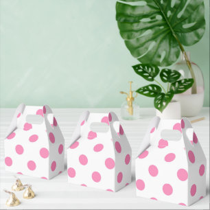 Pink-Polka-Punktmuster Geschenkschachtel