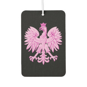 Pink Polnischer Adlermagnet Autolufterfrischer