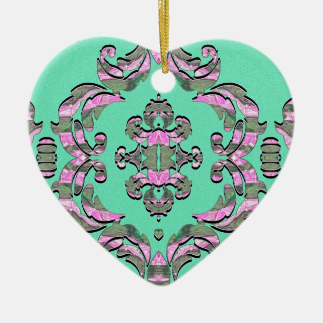 Pink Pondet Keramikornament (Vorne)