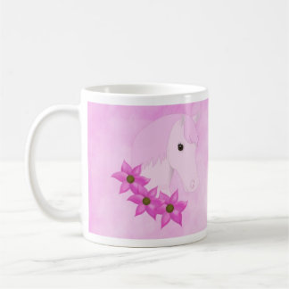 Pink Pony & Blume Tasse