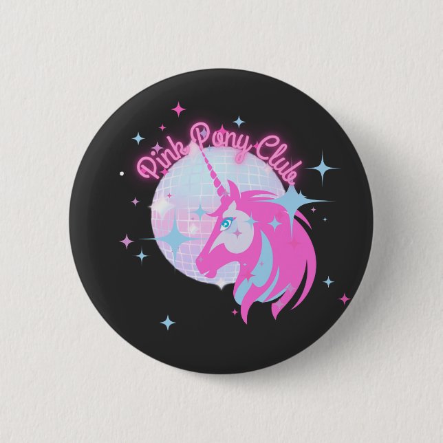 Pink Pony Club Button (Vorderseite)