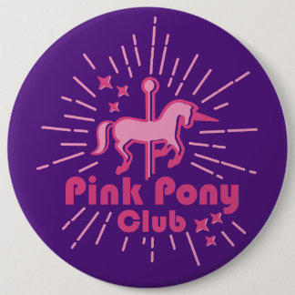 Pink Pony Club Button