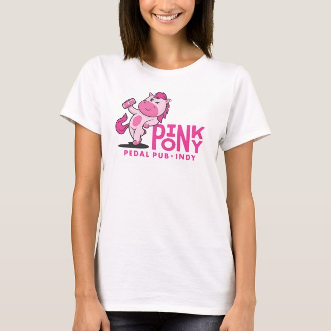 Pink Pony Pedal Pub Indy T-Shirt (Vorderseite)