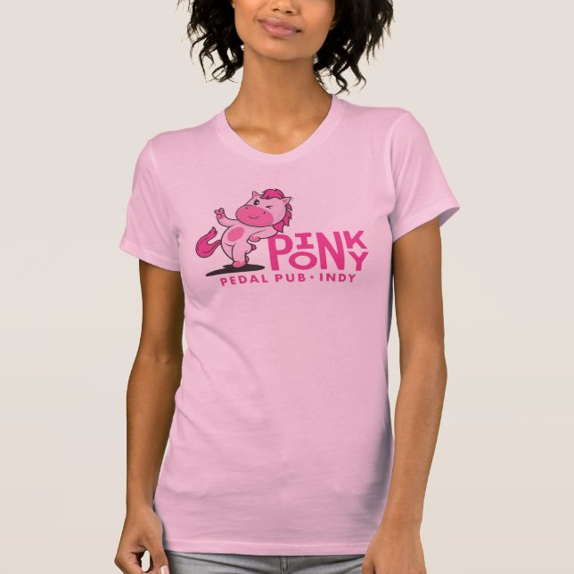 Pink Pony Pedal Pub Indy T-Shirt (Vorderseite)