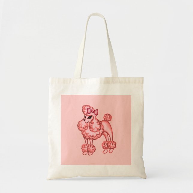 Pink Poodle Bag Tragetasche (Vorne)