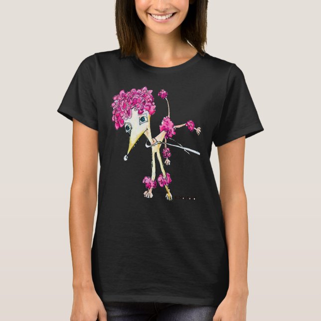 Pink Poodle Essential T-Shirt (Vorderseite)