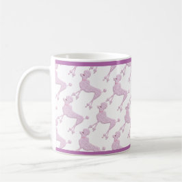 Pink Poodle Lace Retro Vintag Girl Hübsch Kaffeetasse