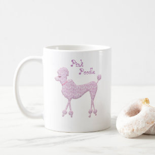 Pink Poodle Lace Retro Vintag Girl Hübsch Kaffeetasse