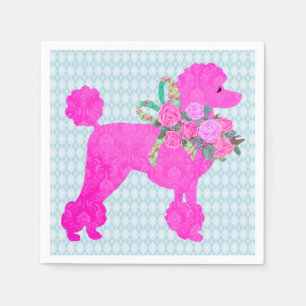 Pink Poodle Party Supplier Serviette