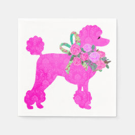 Pink Poodle Party Supplier Serviette