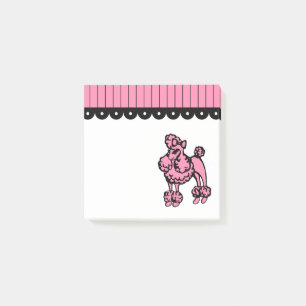 Pink Poodle Post It Notizblätter Post-it Klebezettel