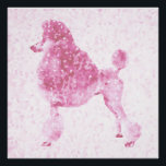 Pink Poodle Poster<br><div class="desc">Poodle Sammlung von Leonbience. Haben Sie Fragen oder benötigen Sie Hilfe bei der Suche nach einem Produkt, das einem Set entspricht? Meldung an leonbience@rogers.com</div>