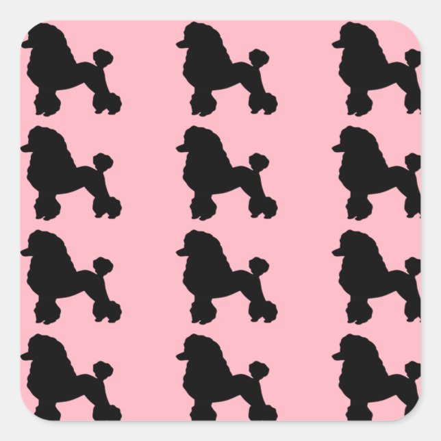 Pink Poodle Rock Inspiriert Stickers (Vorderseite)