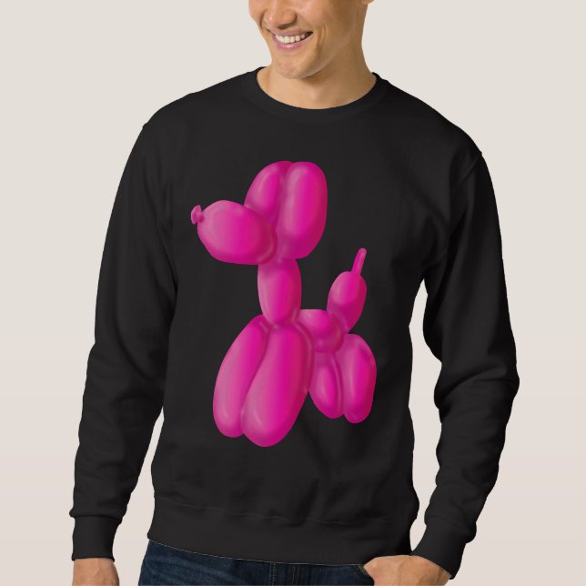 Pink Poodle Sweatshirt (Vorderseite)