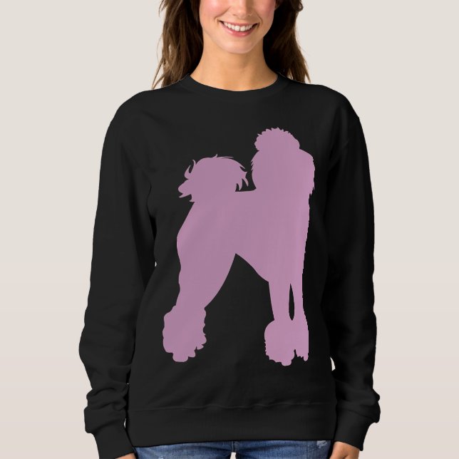 Pink Poodle Sweatshirt (Vorderseite)