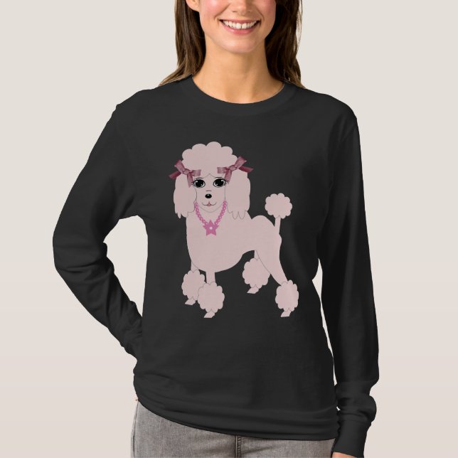 Pink Poodle T- T-Shirt (Vorderseite)