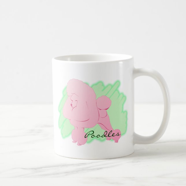 Pink Poodle-Tasse Tasse (Rechts)