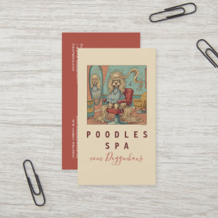 Pink Poodle Wellness-Center Business Card Visitenkarte