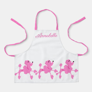 Pink Poodles personalisieren Schürze