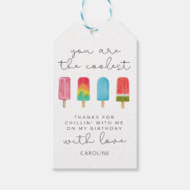 Pink Pool Kälte Geburtstagsparty Gefallen Geschenkanhänger