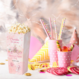 Pink Popcorn und Pajamas Slumber Geburtstagsparty Geschenkschachtel