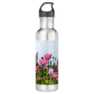 Pink Poppies Edelstahlflasche