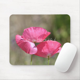 Pink Poppies   Mousepad