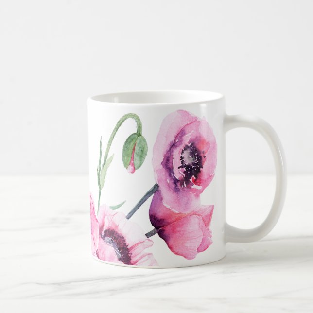 Pink Poppies Tasse (Rechts)