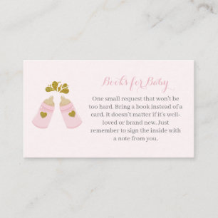 Pink Poppin Flaschen Boy Girl Dusche Begleitkarte