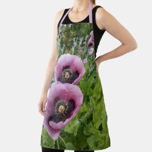 Pink Poppy Lila Blume Frauen Mütter Schürze