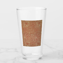 Pink Poppy (von William Morris) (Vintages Muster) Glas